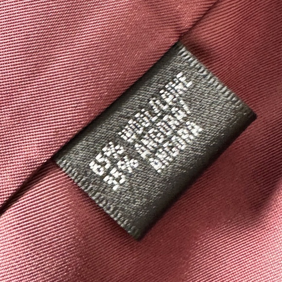 Lafayette 148 Notched Lapel Single-Breasted Bordeaux Wool Angora Blazer Sz 12 - Picture 8 of 10